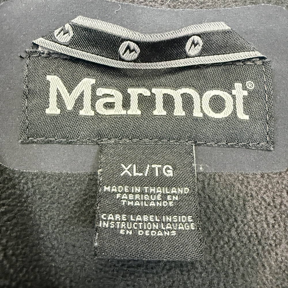 Marmot Softshell Jacket Men's XL Gray Removable Hooded Lined Outdoor - Picture 7 of 12